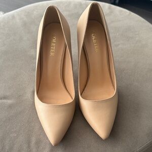 Women's Classic Beige Heels